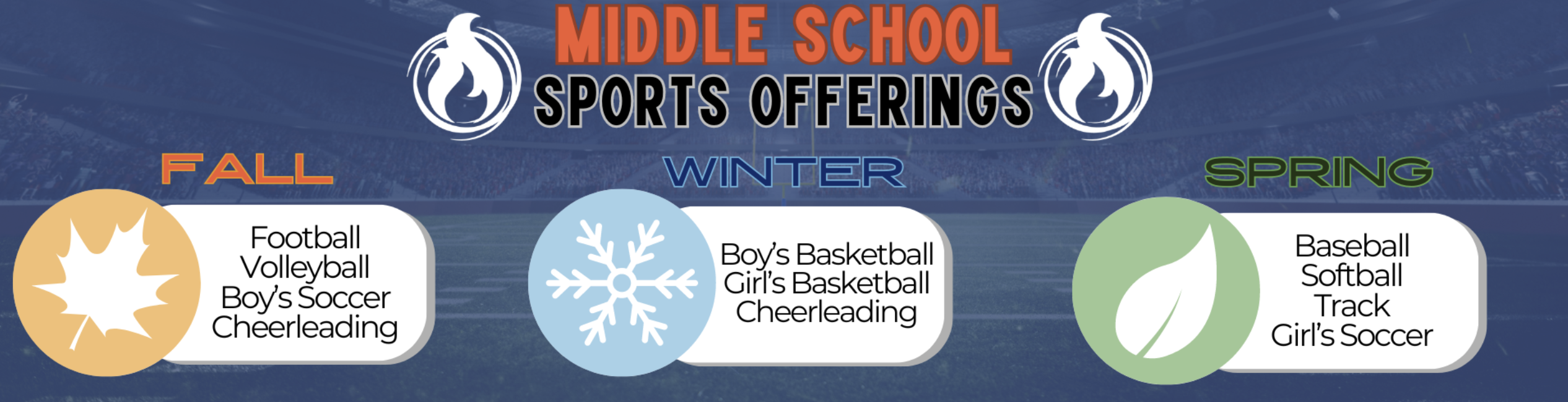 Middle School offerings