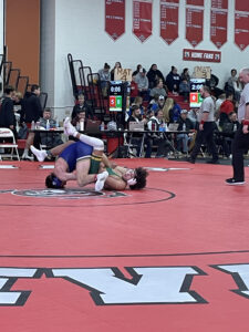 Wrestling action