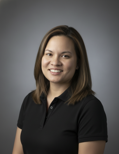 female with black shirt