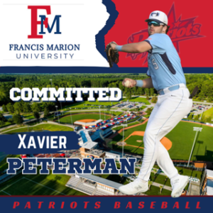 Xavier Peterman
Baseball
Francis Marion