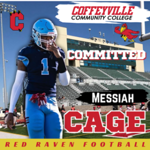 Messiah Cage
Football
Coffeyville (Kansas)