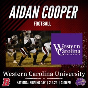 Aidan Cooper Football Western Carolina