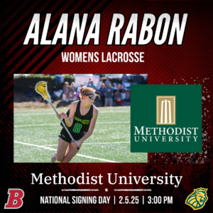 Alana Rabon
Women’s Lacrosse 
Methodist University