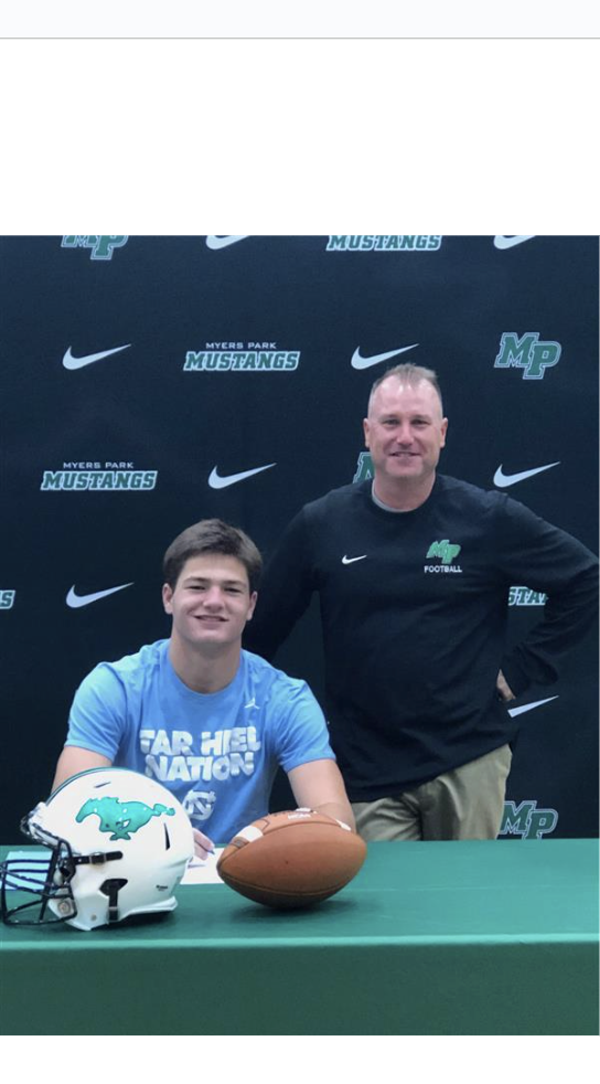 Drake Maye & HS Coach