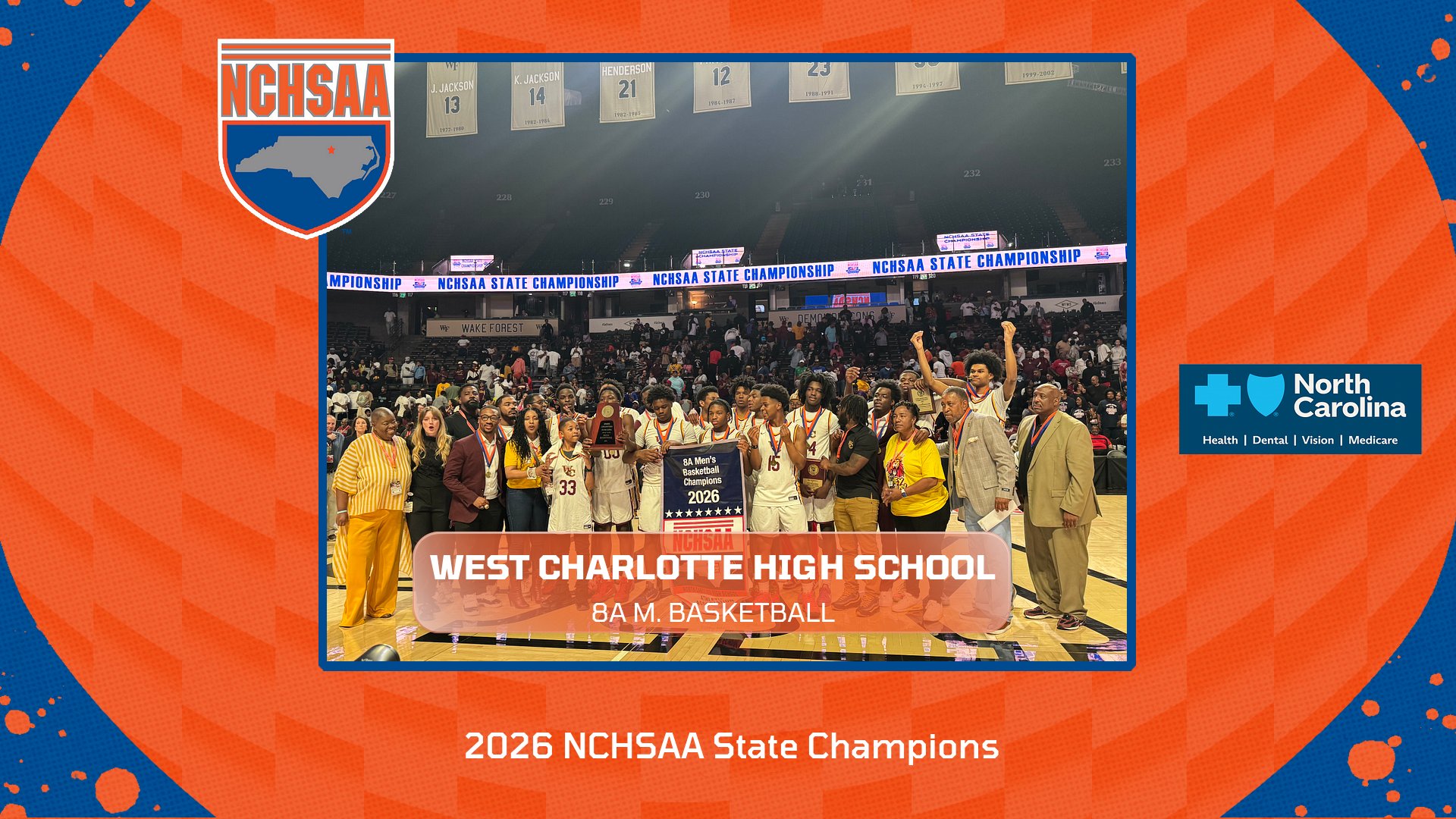 West Charlotte 2026 8A Boys Basketball State Champions