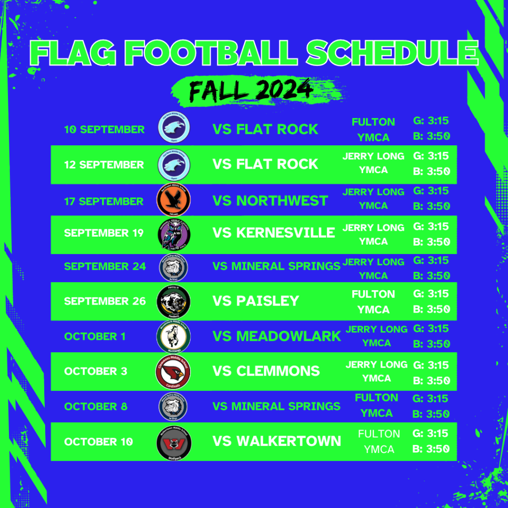 Flag Schedule