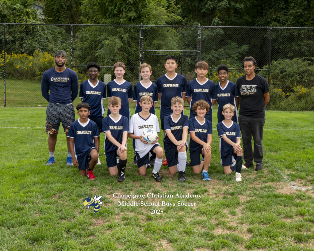 Middle School Boys Soccer Team Picture