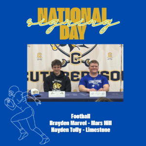 Hayden Tully – football - Limstone
Brayden Marvel – football – Mars Hill