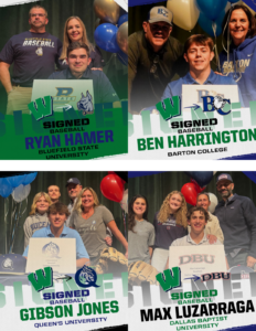 Weddington Baseball Signees