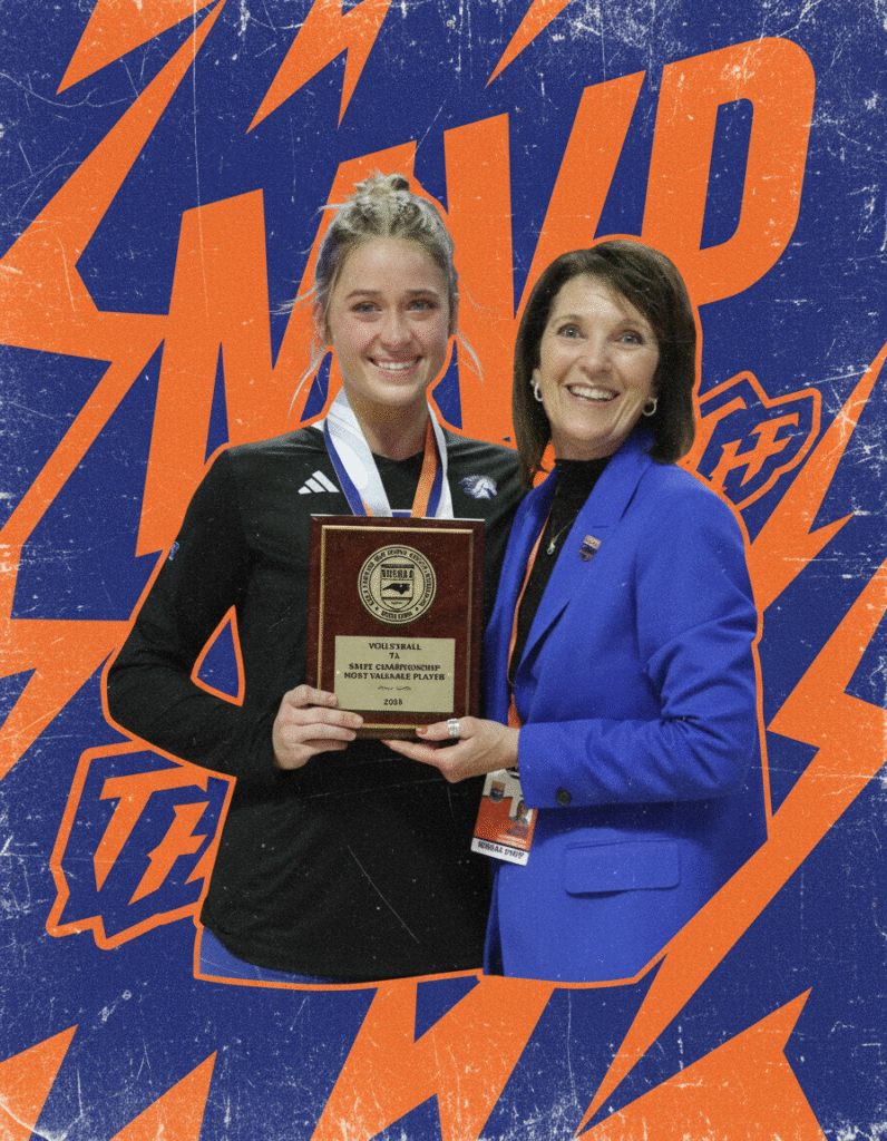 Jillian Young MVP Marvin Ridge volleyball