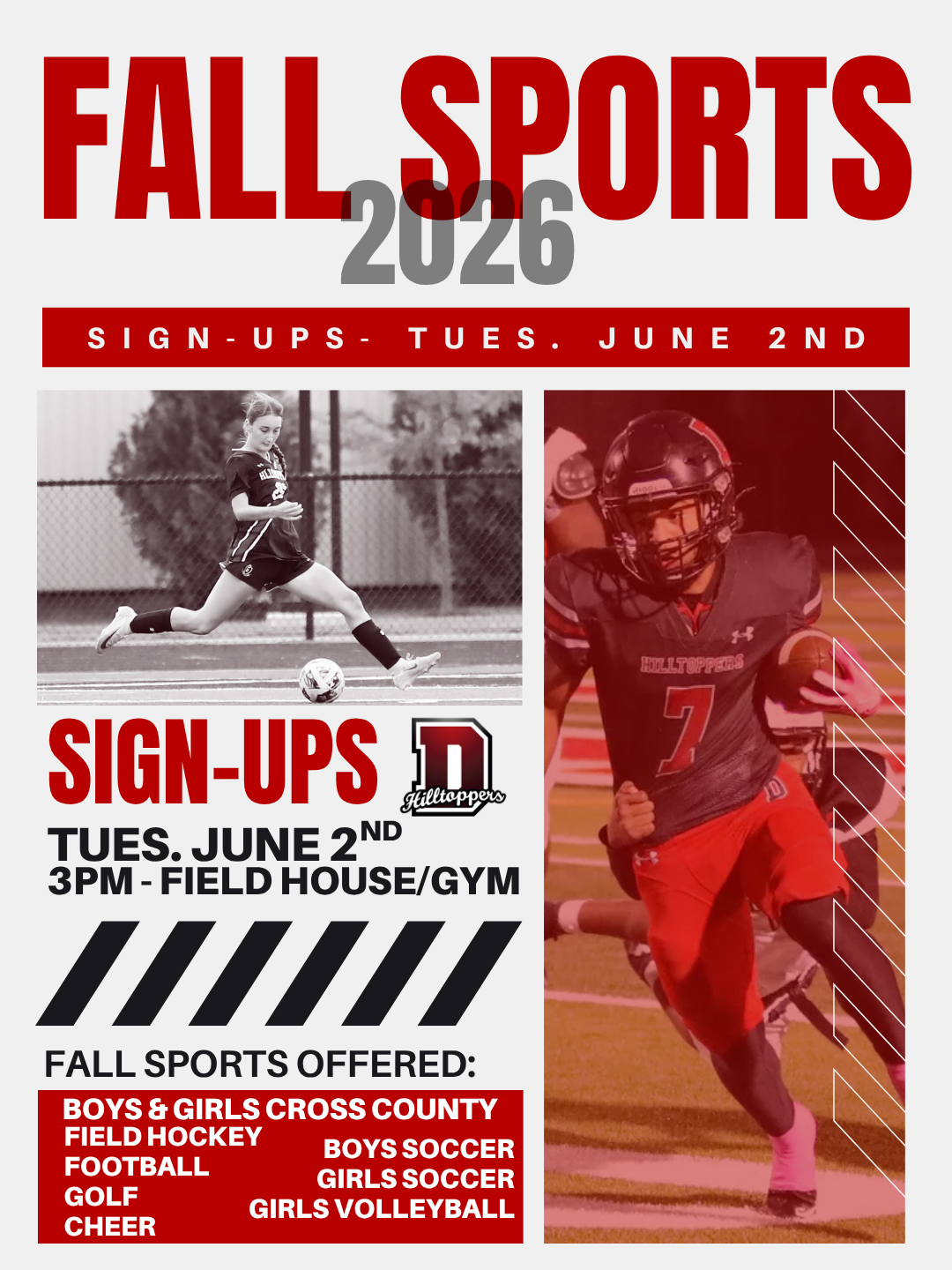 Fall Sports Sign-Ups