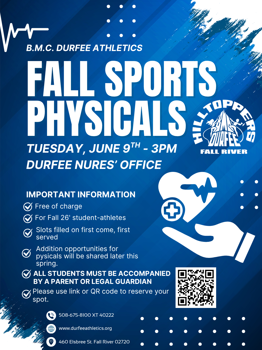 Fall Sports Physicals