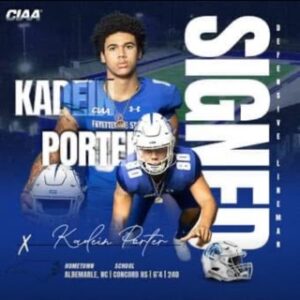 Kadein Porter
Fayetteville State
Football