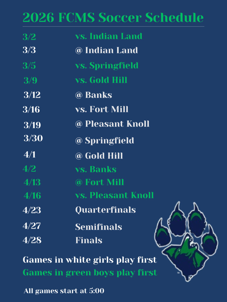 soccer schedule