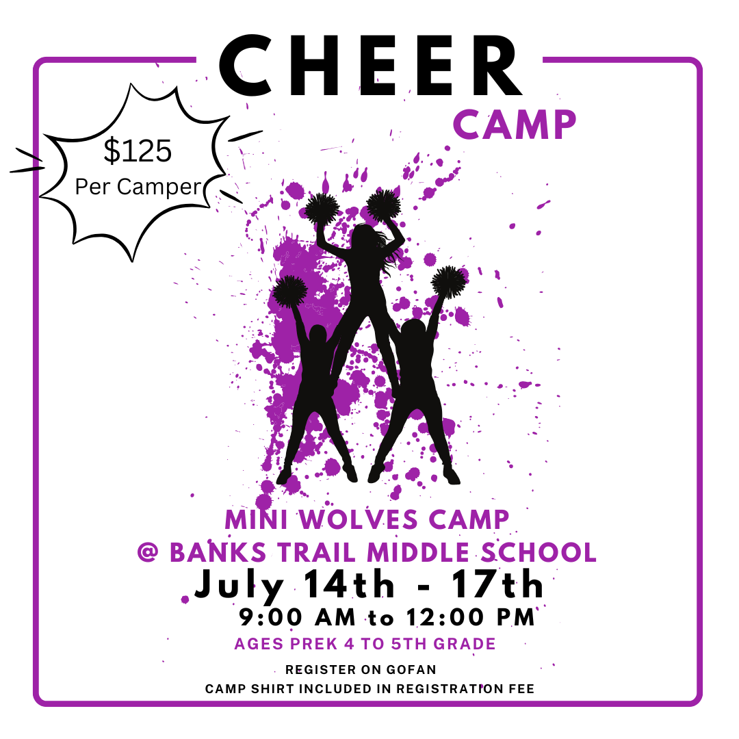 Cheer Camp July 14 - 17