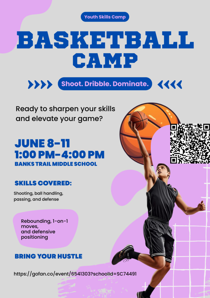basketball camp flyer information