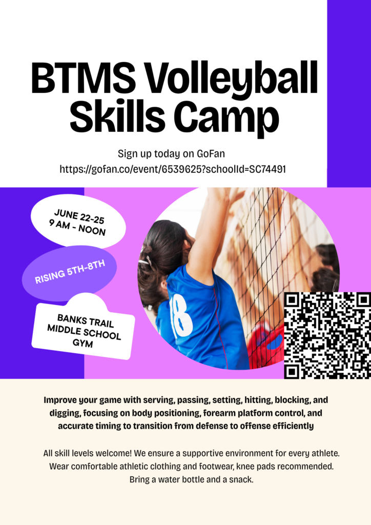 volleyball camp flyer information
