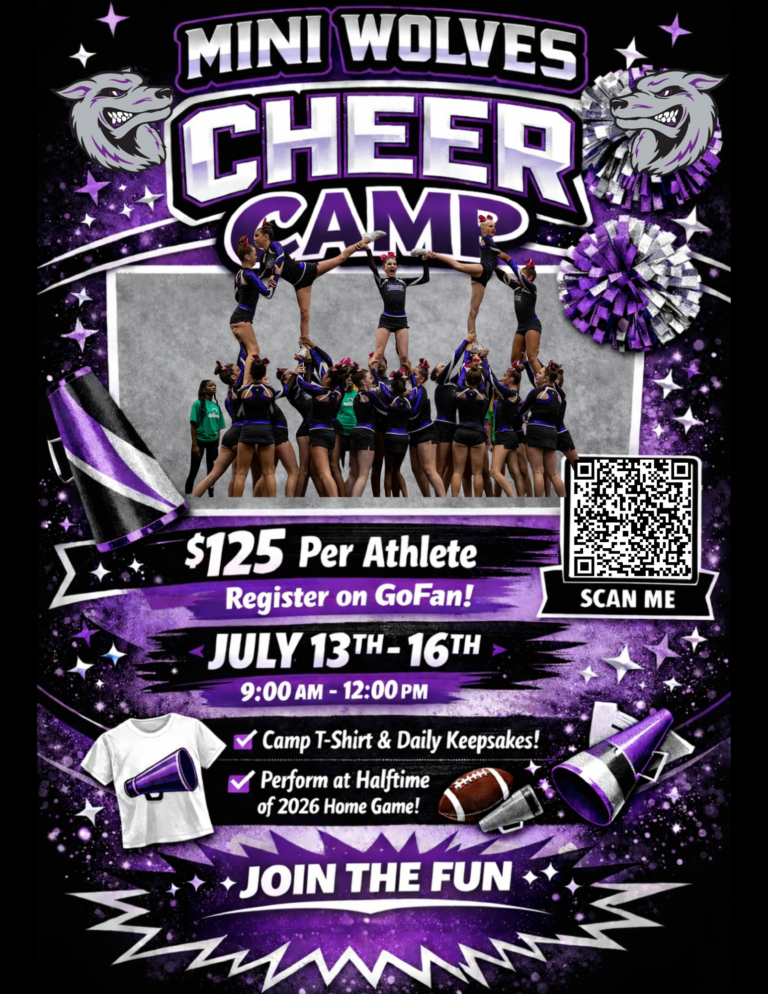 miniwolves cheer camp flyer
