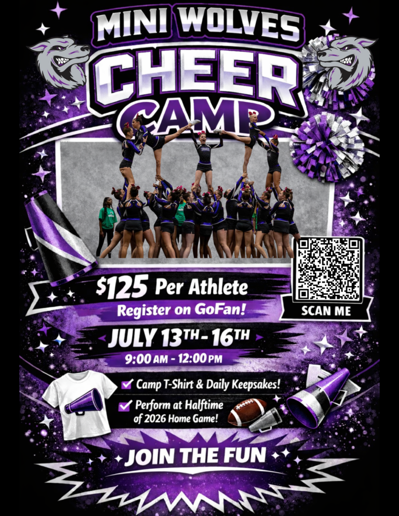 miniwolves cheer camp flyer
