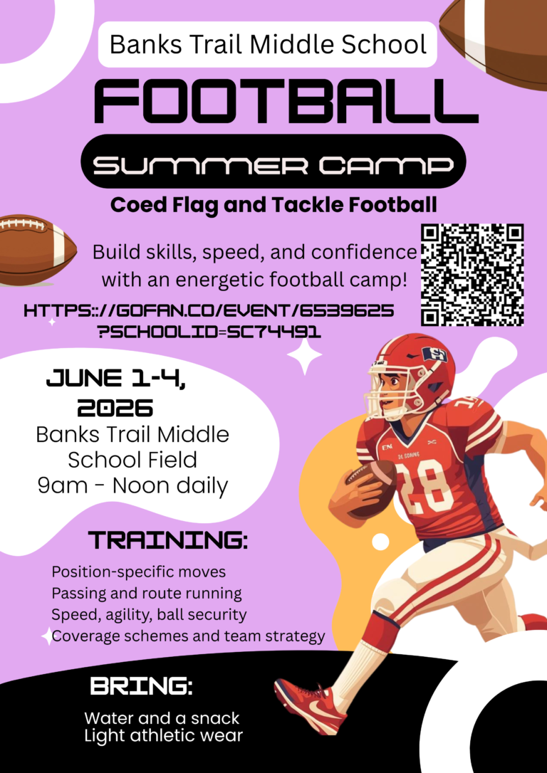 football summer camp flyer