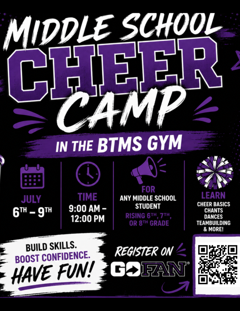 middle school cheer camp