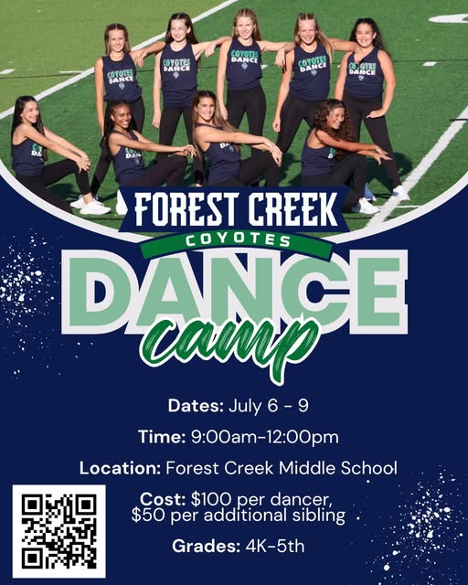 FCMS Dance Camp July 6 - 9