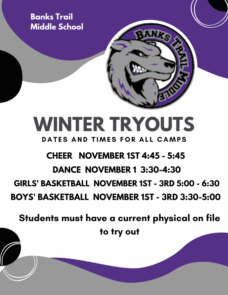 Banks trail Winter Tryouts 2022