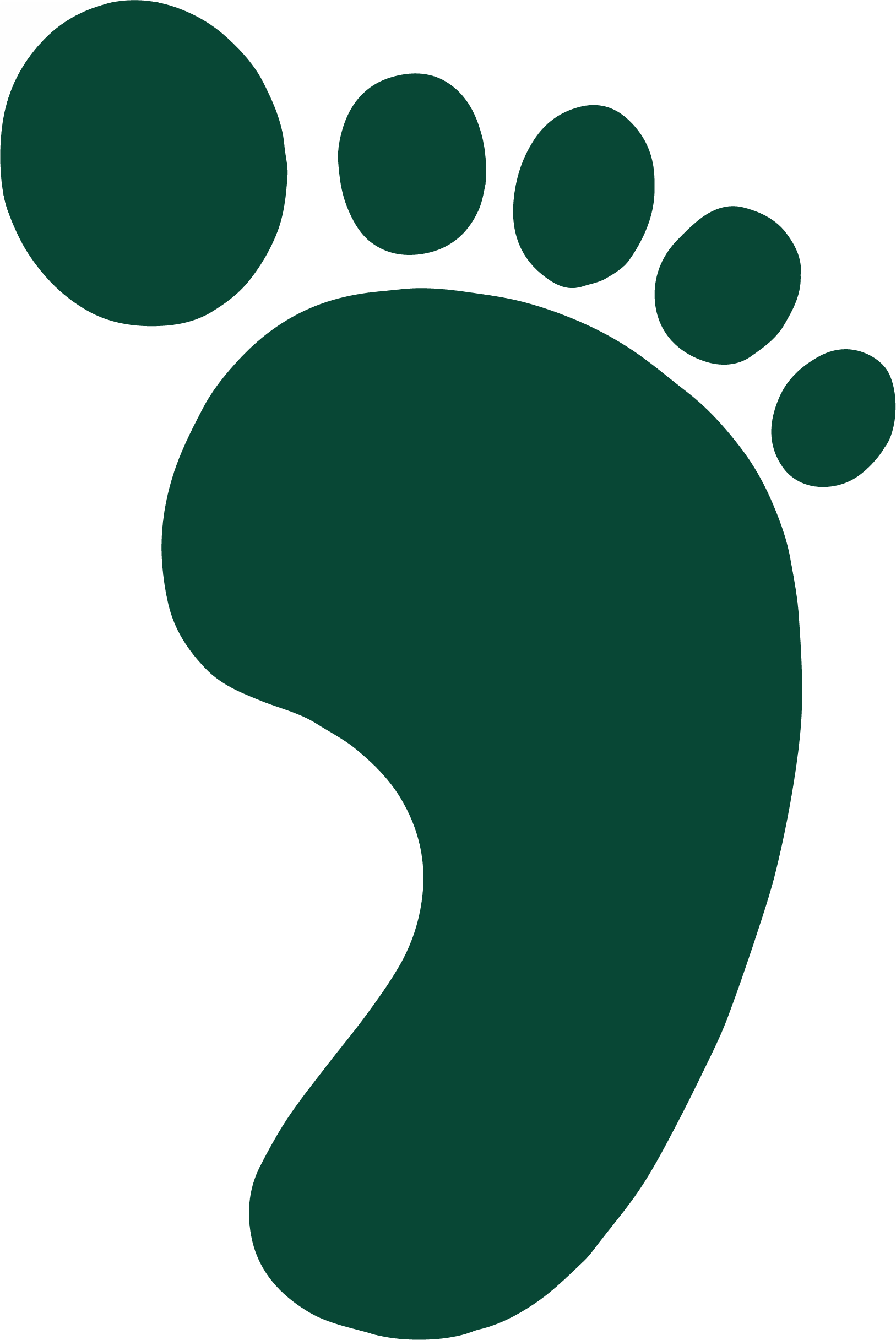 Dark Green Foot logo