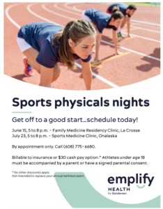 Sports Physical Nights