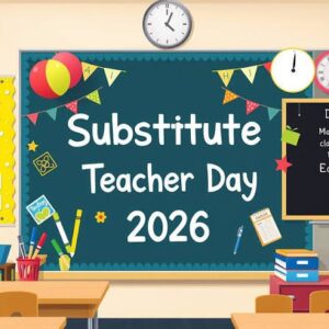 Thank You to all of Substitute Teachers