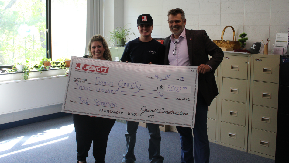 Jewett Construction Trades Scholarship Winner 24/25