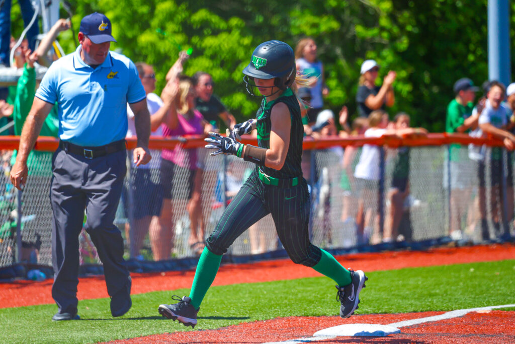 Winfield player rounds the bases to go home.
