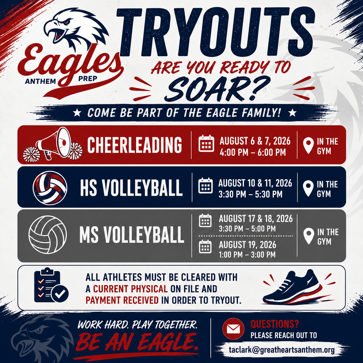 Fall Tryoutts