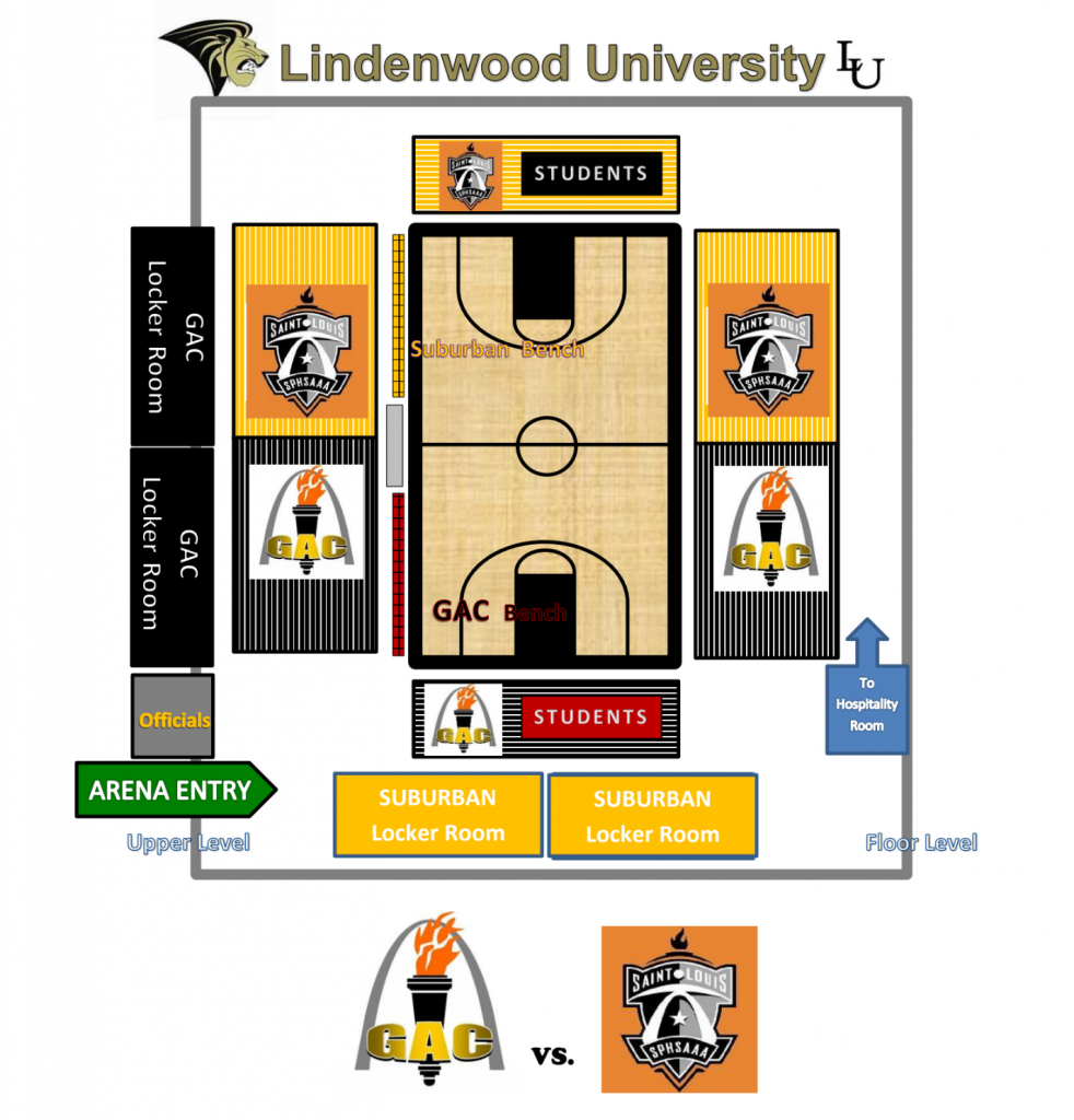 Lindenwood Gym Map
