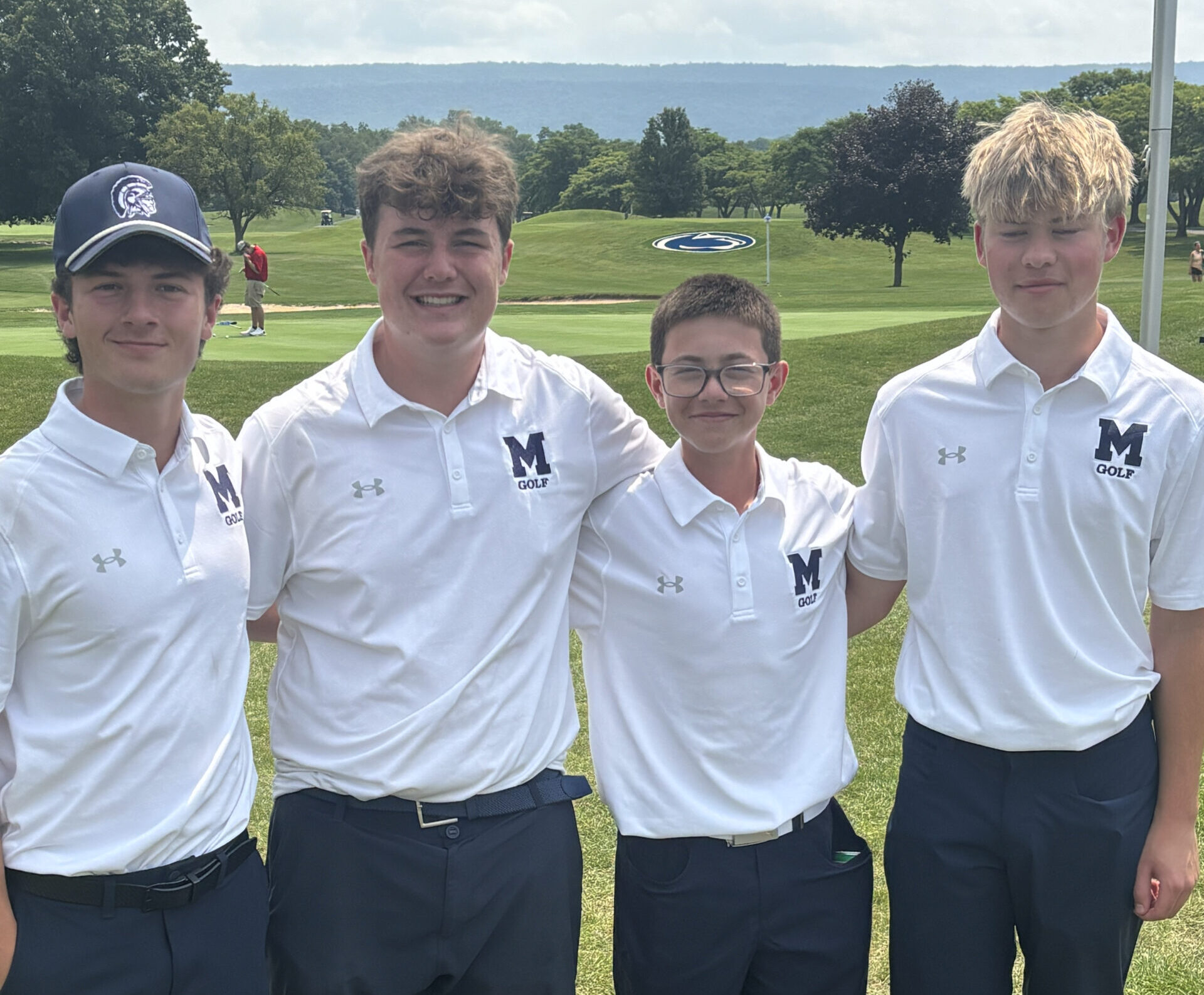 McDowell boys golf team at Happy Valley Invitational 2026