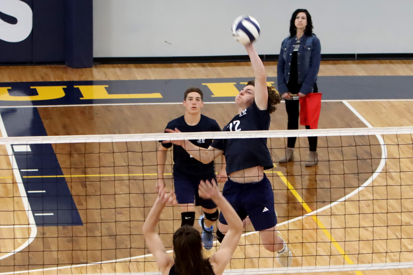 Playing Volleyball