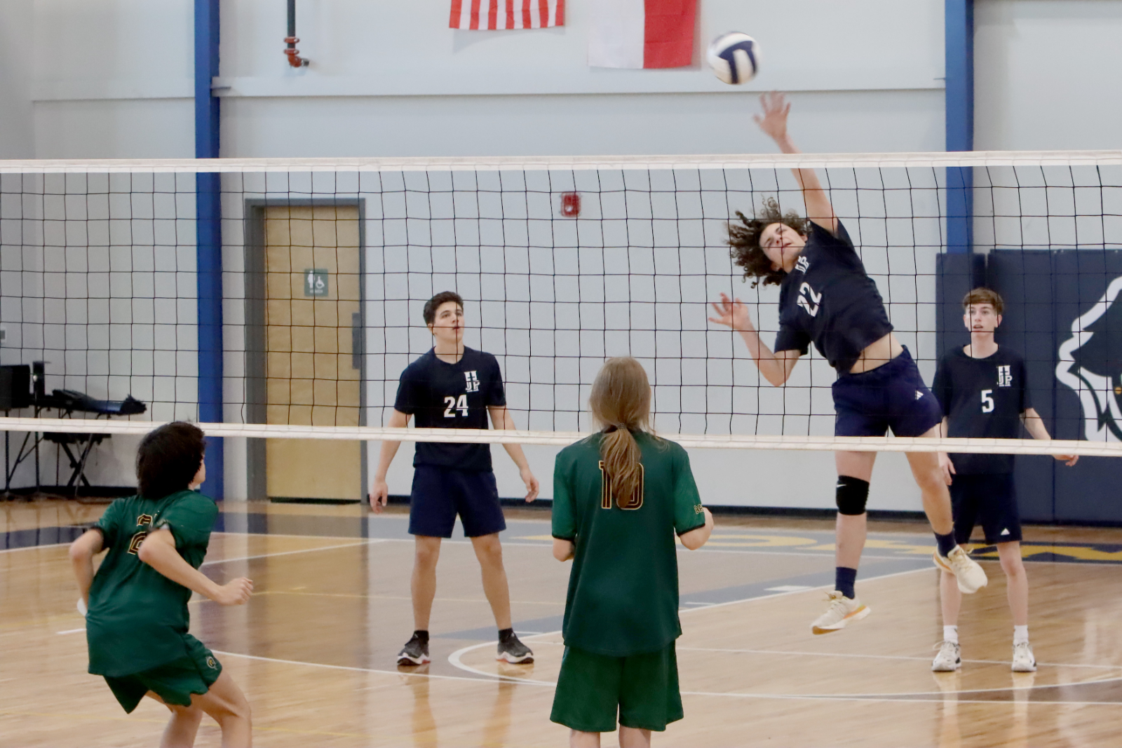 Volleyball Player in action