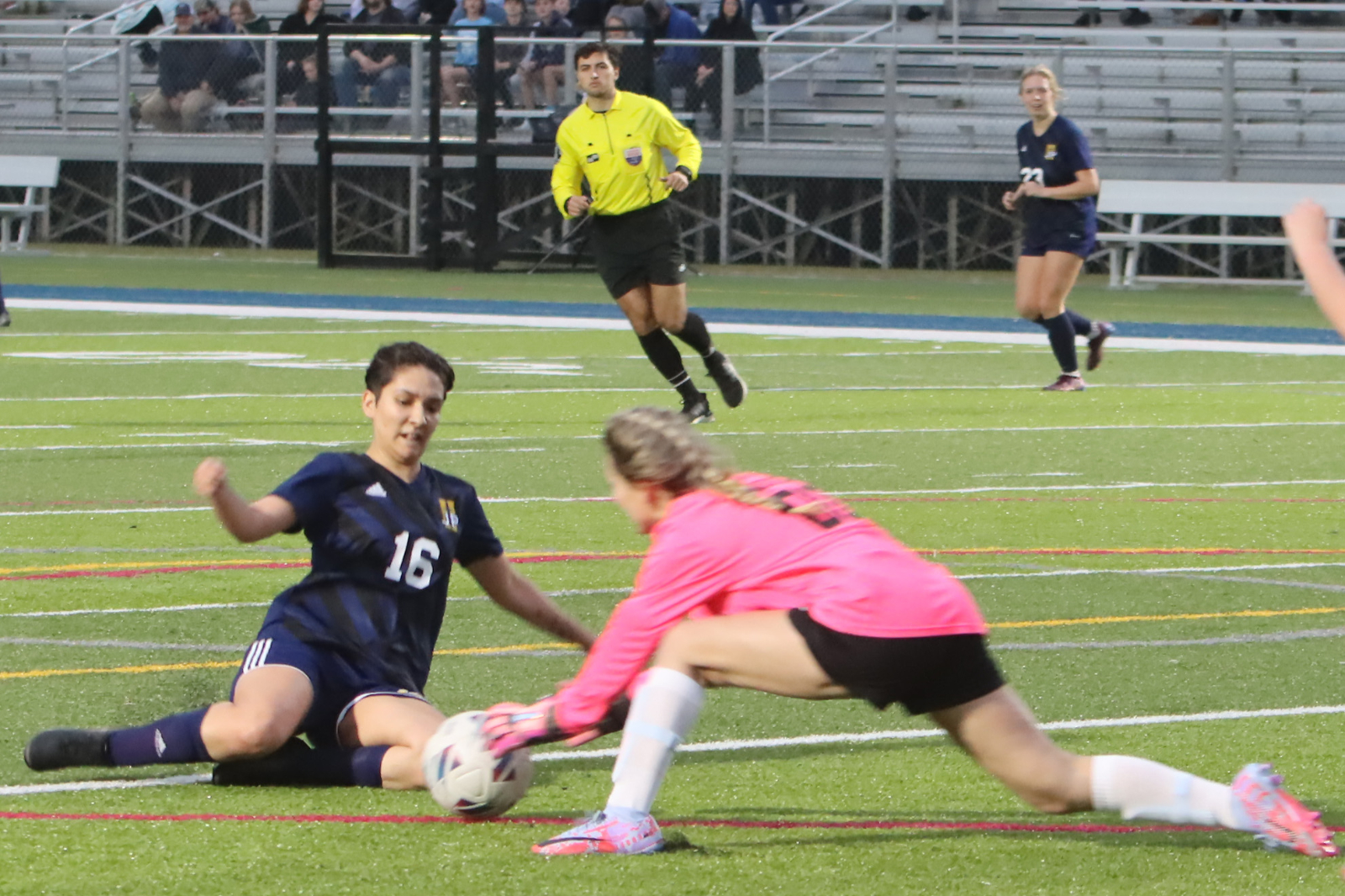 Girls Soccer in action