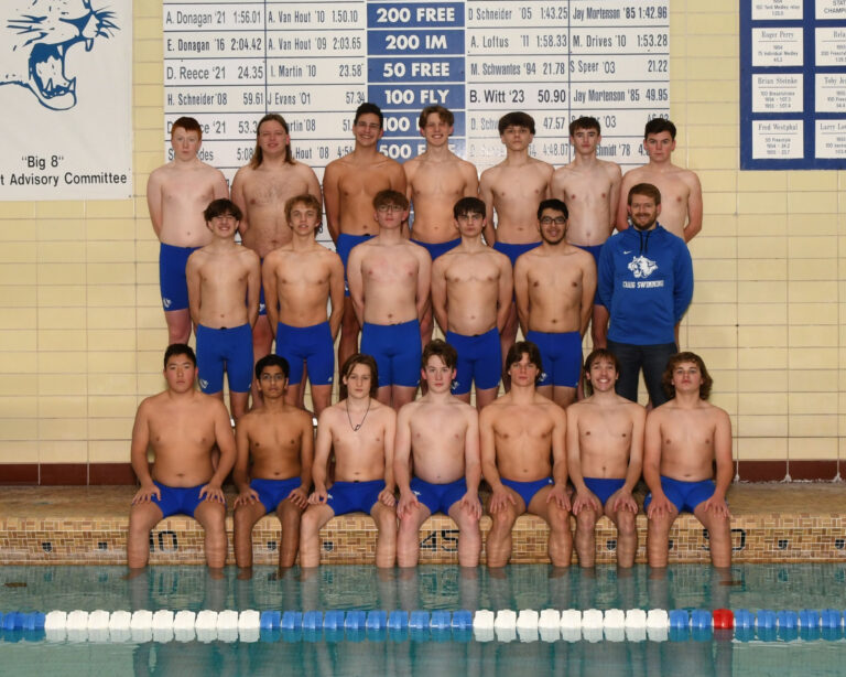 Craig boys swim team