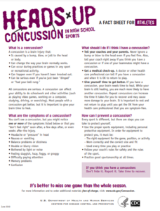 What is a concussion pdf in english