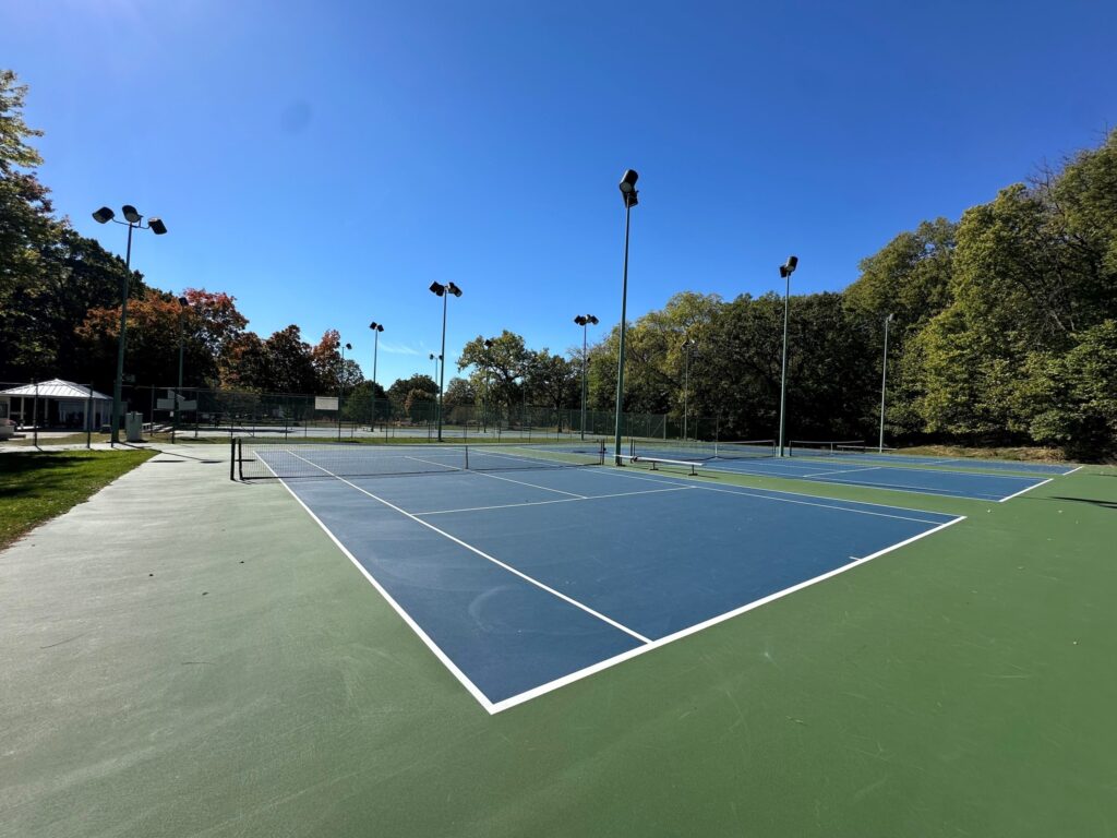 tennis courts at Craig High School