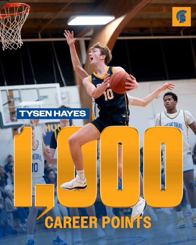 Tysen Hayes 1,000 Career Points