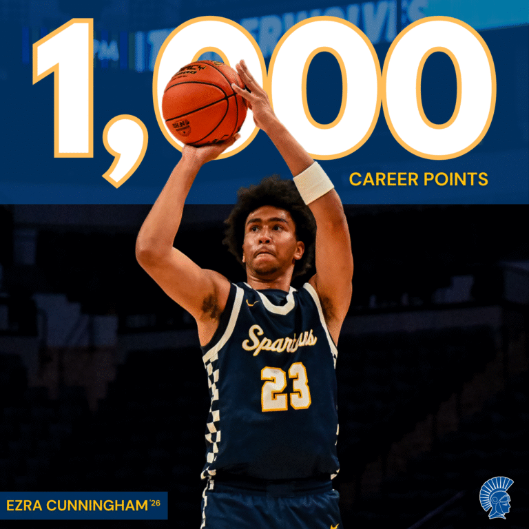 1,000 basketball points, Ezra Cunningham 2026