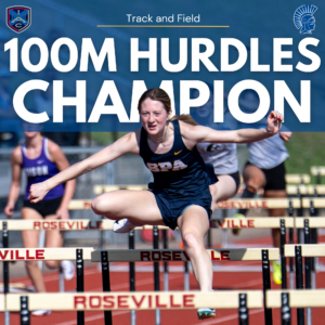 100m hurdles champ Tuttle 2026