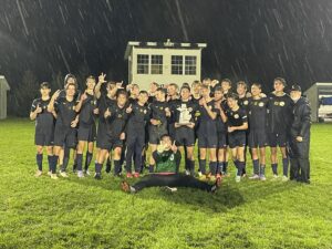 Valley Lutheran Boys Soccer District Champ 2023