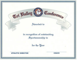 TVC Sportsmanship Award