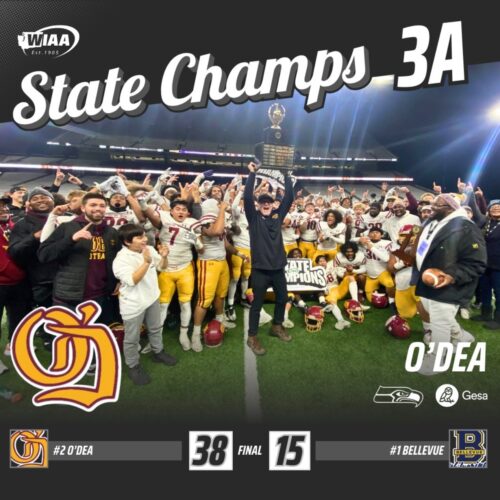 O'Dea 3A State Football Champions