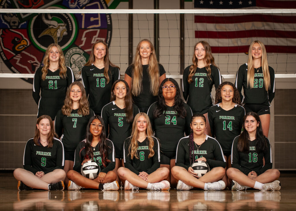 JV2 Gold Volleyball Team Photo