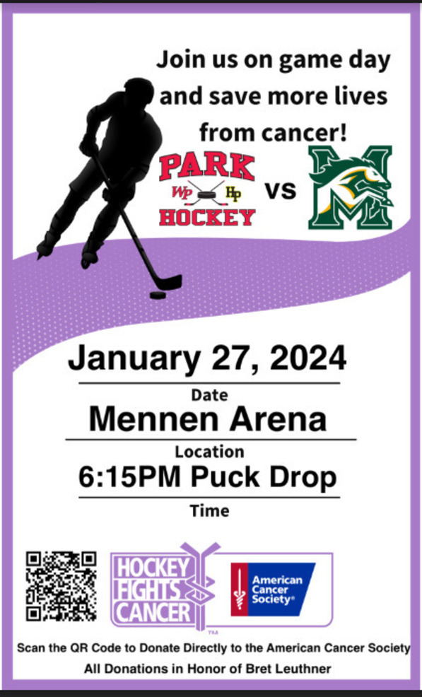 American Cancer Society Hockey Fights Cancer Event | MCSSIIHL