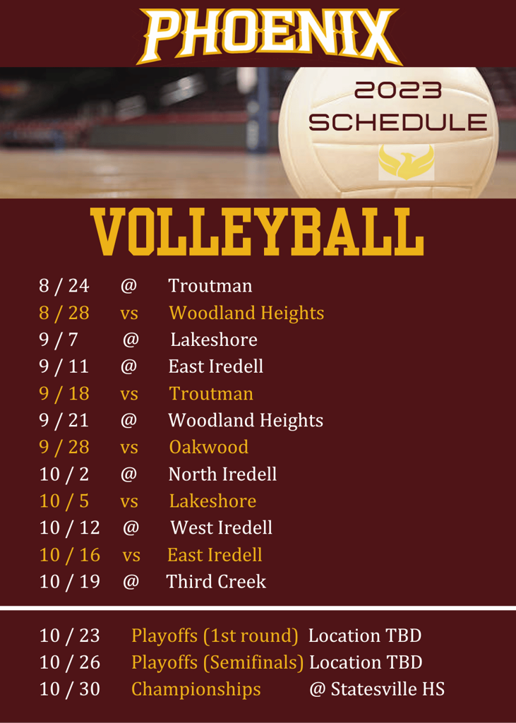 Brawley Volleyball IredellStatesville Schools (NC)